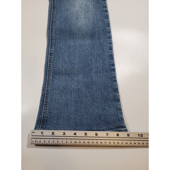 Southpole Jeans Bootcut Rhinestone Embellished Pockets Denim Pants Size 9 - Picture 10 of 13